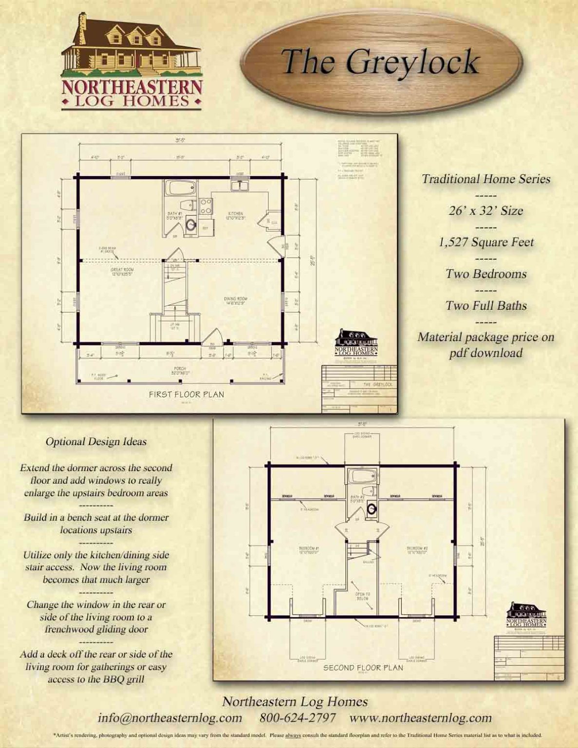 The Greylock Northeastern Log Homes